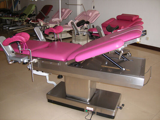 Hospital Clinic Gynecology Obstetrics Electric Delivery Operating Table Bed Examination Chair Obsteric Table