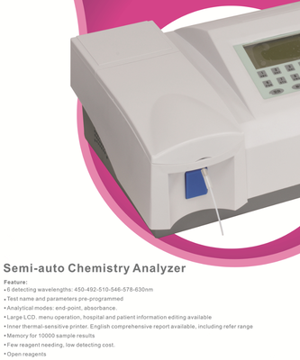 Laboratory Equipment Medical Semi-Automatic Chemistry Analyzer Semi-Auto Chemistry Analyzer(OLD)