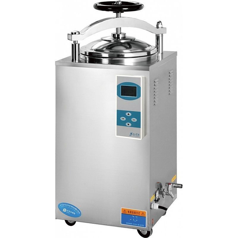 Vertical pressure steam sterilizer