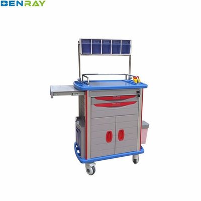 Rumah Sakit medis ABS Anesthesia Trolley 850 X 520 X 950mm