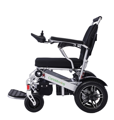 Kursi Roda Listrik Ban Padat Motor Brushed Paduan Aluminium