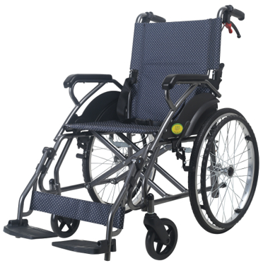 Kursi roda kursi lunak paduan aluminium
