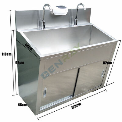 Keran Induksi Stainless Steel Wastafel Cuci untuk 2 orang