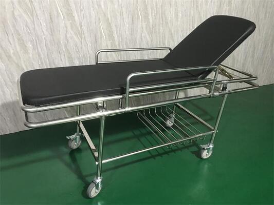 Troli Tandu Pemindahan Darurat Medis Stainless Steel