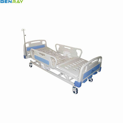 Tempat tidur rumah sakit bergerak 3-fungsi Tempat tidur medis manual