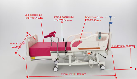 Tempat Tidur Meja Operasi Persalinan Listrik Obstetri Klinik Rumah Sakit Ginekologi